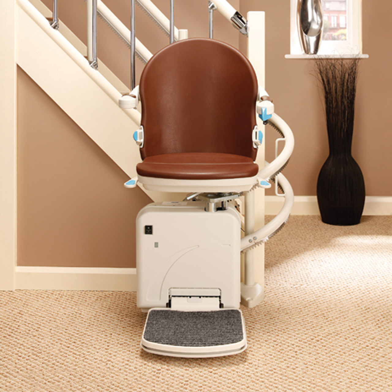 curved Handicare 2000 stair chair lift sun city chairstair