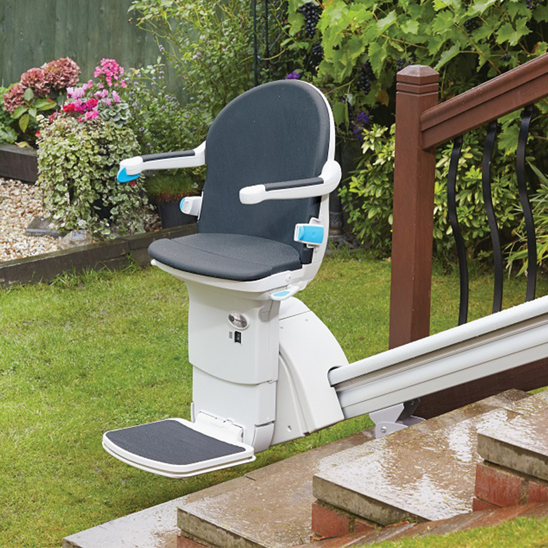 outdoor handicare 1000 outside stairlift exterior sun city stairlift stairway staircase chair stair lift