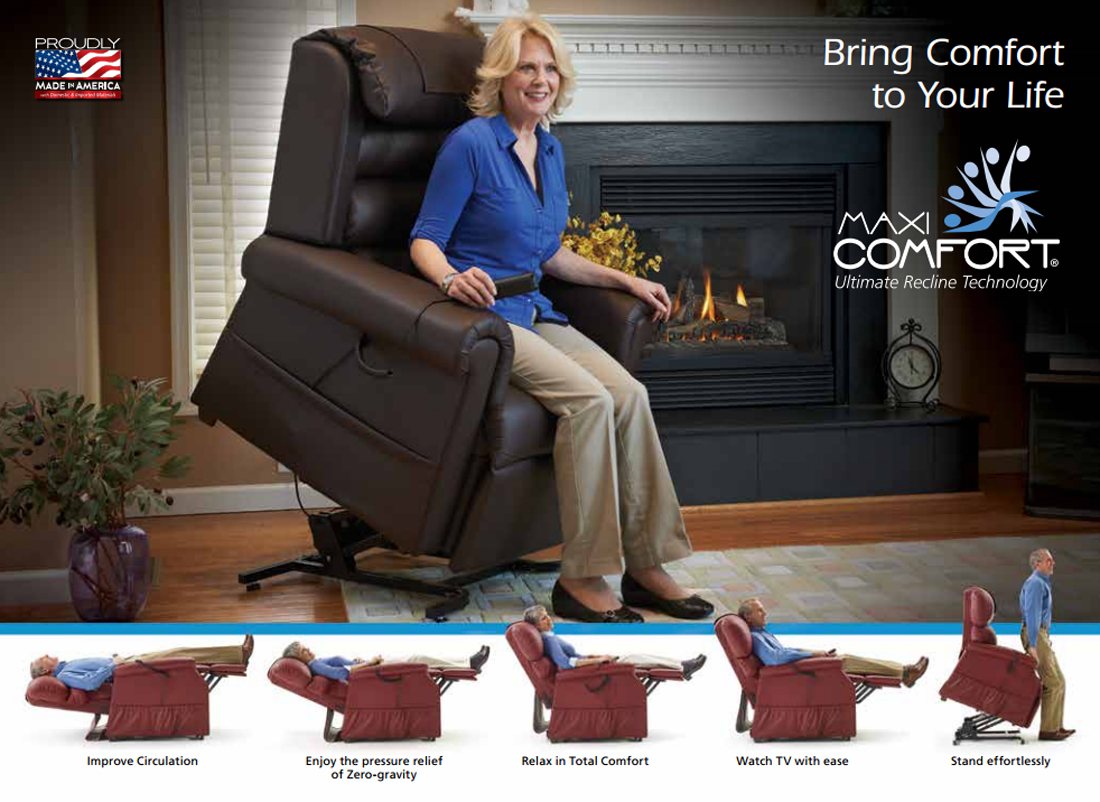 SUN CITY RECLINING LIFT CHAIR RECLINER