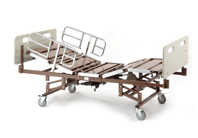 invacare bariatric bed rent heavy duty large extra wide electric power adjustable medical mattress 3-motor high low fully electric reverse trendellenburgd 